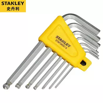 Набор внутренних шестигранных ключей Stanley Шестигранный ключ с короткой шаровой головкой Внутренний шестигранный метрический набор из 7 предметов STMT94551-8-23