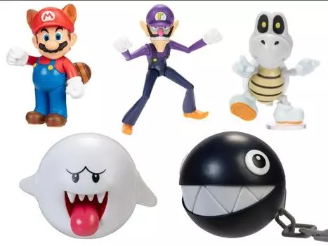 Набор World of Nintendo 2.50" Wave 45 Set of 5 Limited Articulation Figures Jakks Pacific
