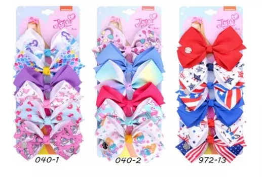 Набор заколок для волос-бантиков, 6 шт Inny Producent