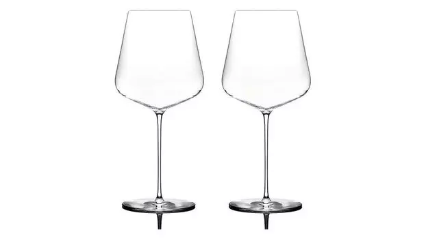 Набор Zalto из 2 бокалов для красного вина Bordeaux, 11202, выдувной, Glasmanufaktur Denk'Art + бесплатный набор из 4 соломинок EKM Living из нержавеющей стали