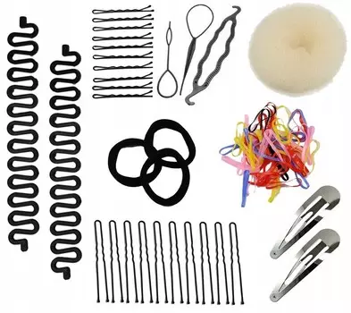 Набор зажимов для наполнителя пучков волос Calissimo