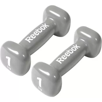 Набор женских гантелей Reebok 2 х 1 кг, Серый
