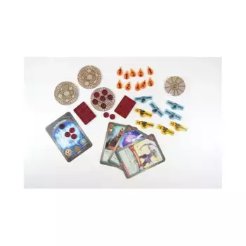 Набор жетонов, совместимых с Keyforge — серебро, Gaming Accessories - Tokens (Bandua Wargames)