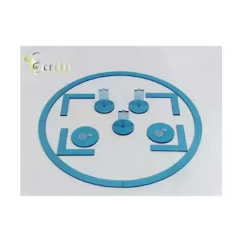 Набор жетонов «Военная машина» — синий, Gaming Accessories - Tokens (Bandua Wargames)