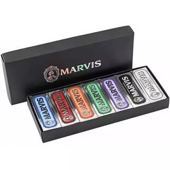 Набор зубной пасты, 7x25 мл Marvis, Flavor Box