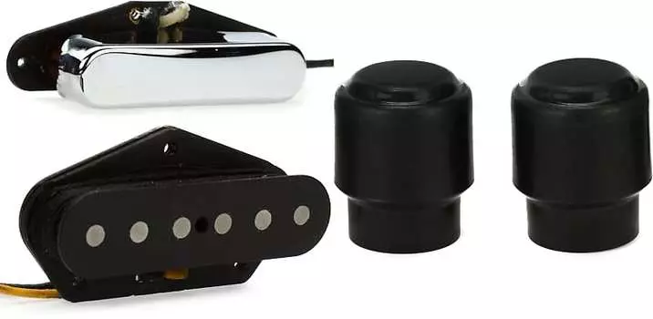 Набор звукоснимателей Fender Custom Shop '51 Nocaster Tele, состоящий из 2 предметов, с насадками Fender Road Worn Telecaster Top Hat Switch 0992109000=1 0997217000=1