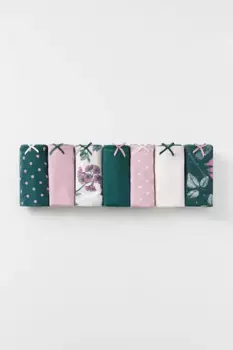 НАБОРЫ 3 упаковки по 7 хлопковых трусов women'secret, мультиколор