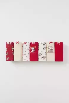 НАБОРЫ 3 упаковки по 7 хлопковых трусов women'secret, синий