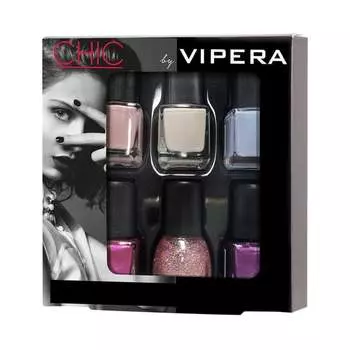 Наборы из 6 лаков для ногтей №16 в шкатулке CHIC, Vipera
