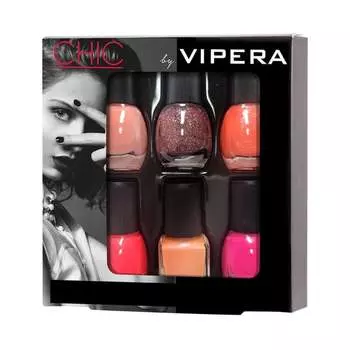 Наборы из 6 лаков для ногтей №17 риф CHIC, Vipera