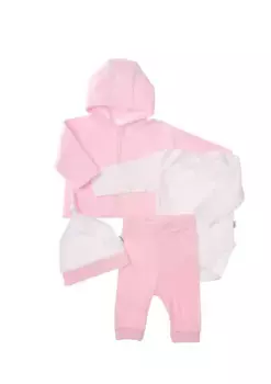 Начальный комплект оборудования Liliput, набор из 4 предметов с милыми принтами, белый