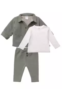 Начальный комплект снаряжения Liliput, включающий брюки, куртку и рубашку с длинными рукавами, белый