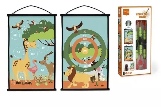 Начать дартс-сафари, скретч Scratch