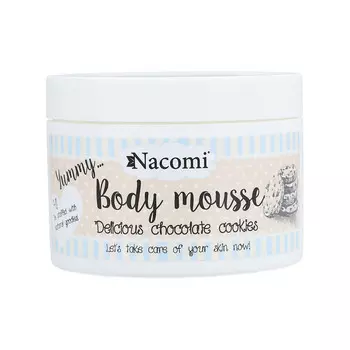 Nacomi, Body Mousse, Мусс для тела «Шоколадное печенье», 180 мл