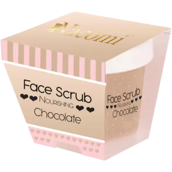Nacomi Chocolate питательный пилинг для лица и губ шоколадный, 80 г