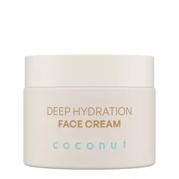 Nacomi, Глубоко увлажняющий крем для лица с кокосом, 40 мл
