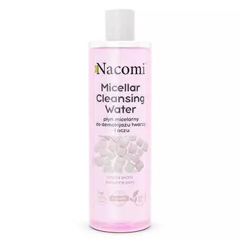Nacomi Micellar Cleansing Water мицеллярная жидкость для снятия макияжа с лица и глаз сужающая поры 400мл