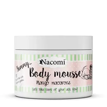 Nacomi, Мусс для тела для похудения, миндальное печенье с манго, 180 мл