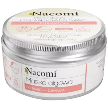 Nacomi Professional маска для лица от морщин из водорослей с клюквой, 40 г