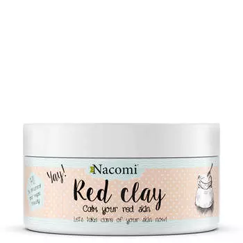 Nacomi Red Clay красная осветляющая глина 100г