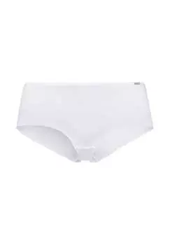 Наденьте одни трусики с красивой матово-глянцевой текстурой Beedees, белый