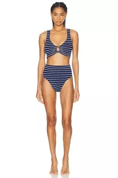 Надин Комплект бикини Hunza G, цвет Navy & White Stripe