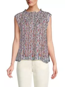 Надин Топ со сборками Velvet, цвет Mosaic Multi