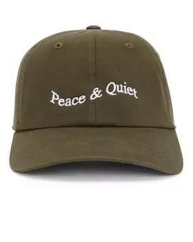 Надпись Папа Шляпа Museum Of Peace And Quiet, оливковый