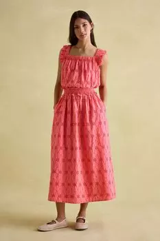 Надя бродери сарафан Joules, розовый