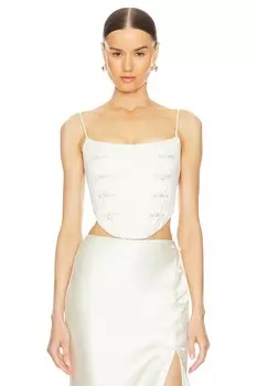 Надя корсетный топ Sau Lee, белый