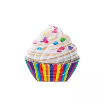 Надуть ванильный кекс на воздушной подушке INTEX, белый