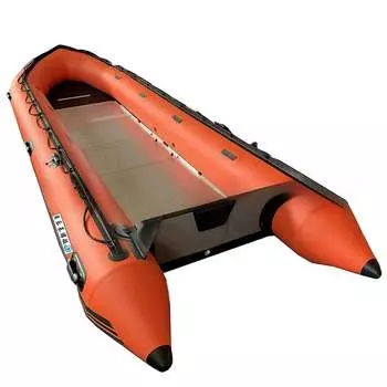 Надувная лодка Hanglang, 600*198*50см, красный/черный