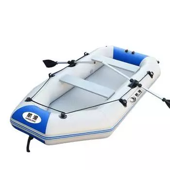 Надувная лодка Hanglang, белый/голубой