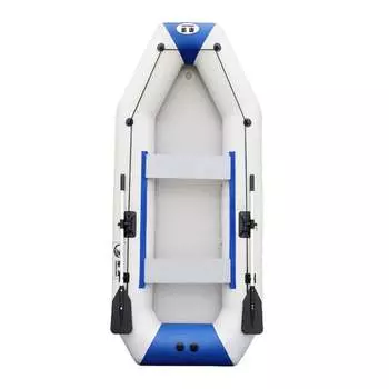 Надувная лодка на 5 человек Hanglang, белый/синий