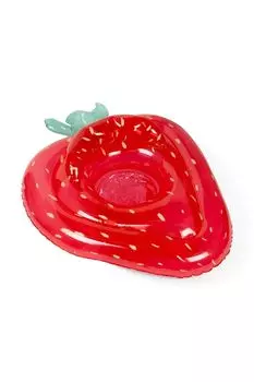 Надувной матрас для плавания BABY WATER RING STRAWBERRY Konges Sljd, красный