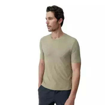 Nadym Born Living Yoga Мужская футболка, цвет Marrn claro