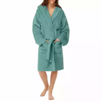 Naf Naf Повседневный хлопковый халат, аквамарин