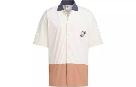 NAGABA Рубашка мужская белая Adidas Originals, белый