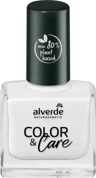 Nagellac Color Лак для ногтей Care 20 Real White 10 мл alverde NATURKOSMETIK