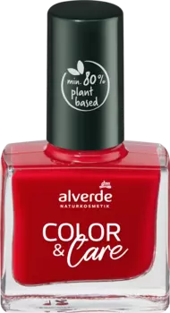 Nagellac Color Лак для ногтей Care 40 Classic Red 10 мл alverde NATURKOSMETIK