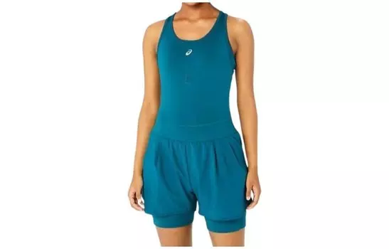 NAGINO Повседневные шорты женские темно-зеленые Asics