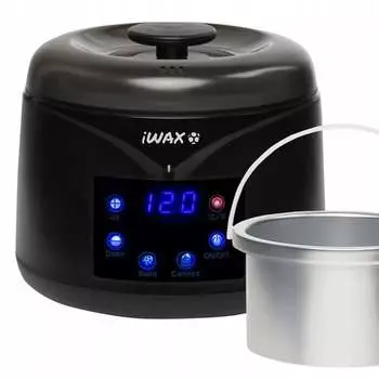 Нагреватель твердого воска Iwax Am-220 и консервированный ЖК-дисплей 100 Вт, черный Activshop