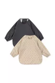 Нагрудник для новорожденного, 2 шт. Konges Sljd, синий