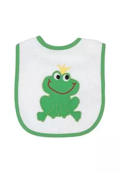 Нагрудник-лягушка принц белый Smithy