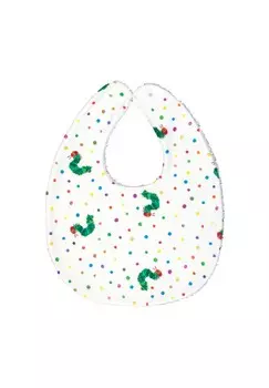 Нагрудник Маленькая гусеница голодная белая Smithy, белый