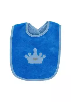 Нагрудник приятный пушистый синий Smithy