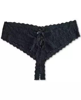 Нахальное хипстерское нижнее белье размера плюс с открытой ластовицей After Midnight 482921X Hanky Panky, черный