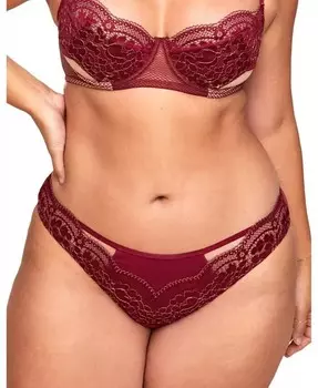 Нахальные трусики Farina больших размеров Adore Me, красный