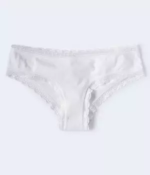 Нахальный с кружевной отделкой Aeropostale, белый