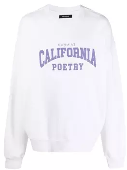 Nahmias толстовка California Poetry, белый